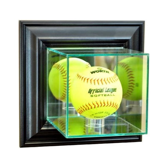 Perfect Cases and Frames Wall Mounted Softball Display Case