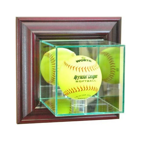 Perfect Cases and Frames Wall Mounted Softball Display Case
