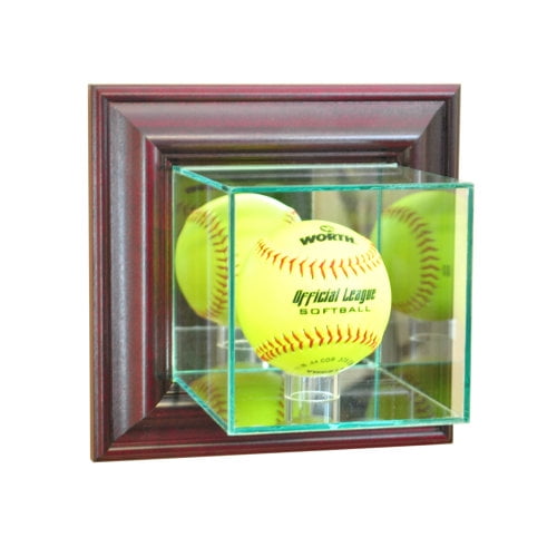 Perfect Cases and Frames Wall Mounted Softball Display Case