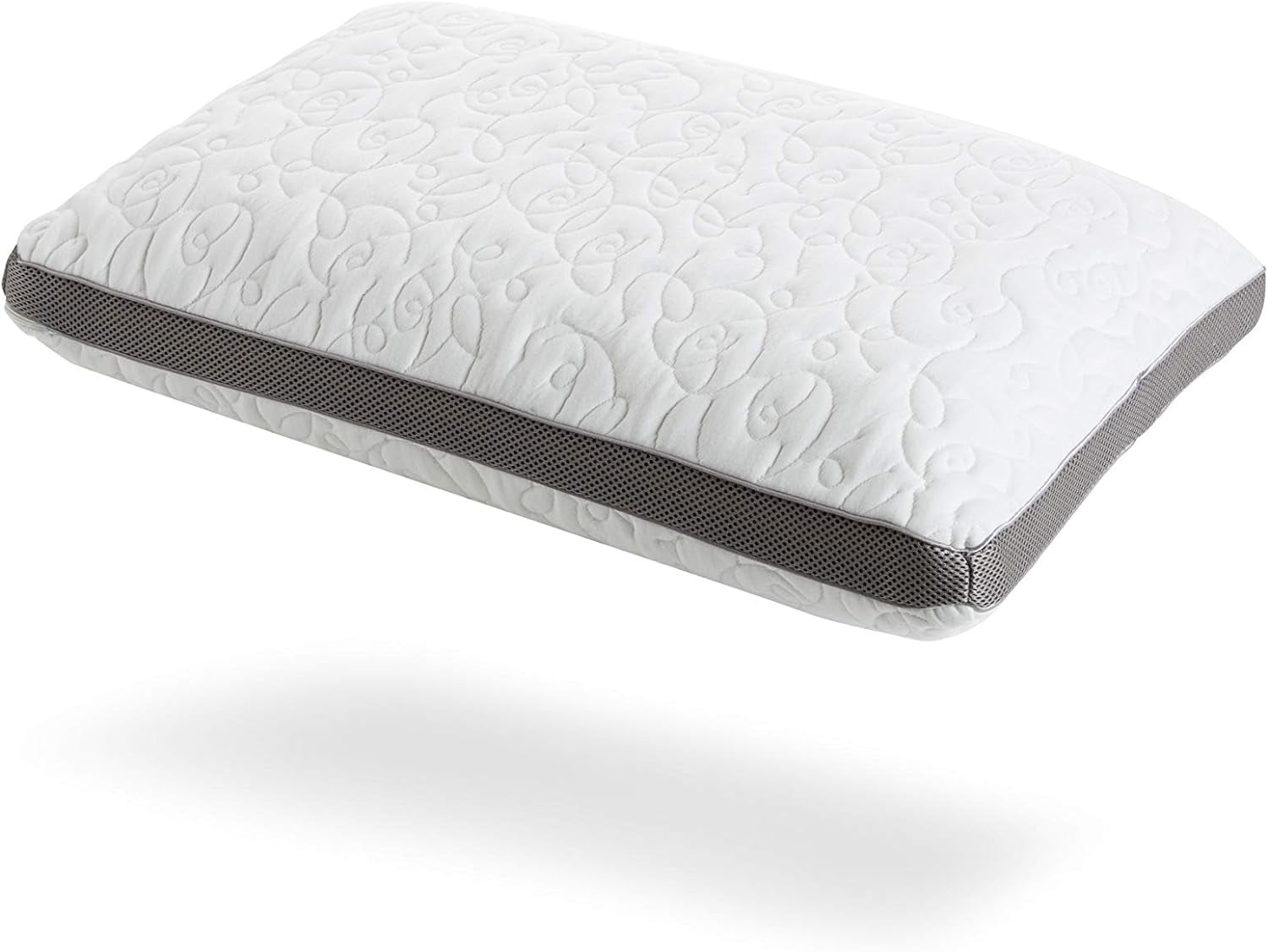 Perfect Cloud Double Airflow Memory Foam Pillow 5.5” Breathable Cooling Standard Pillow