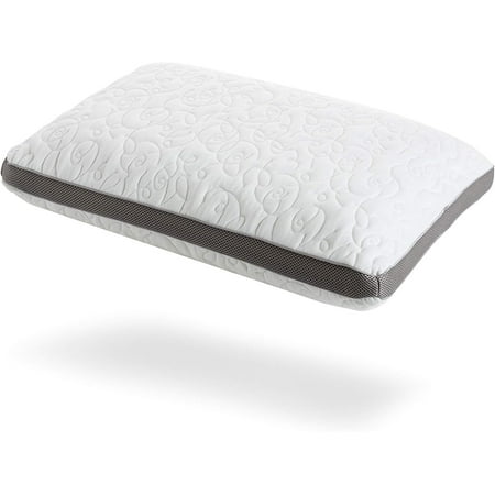 Perfect Cloud Double Airflow Memory Foam Pillow 5.5” Breathable Cooling Standard Pillow