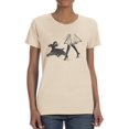 thumbnail image 1 of Perfect Companion I T-Shirt Women -Ethan Harper Designs, Female Large, 1 of 4