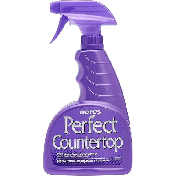 Perfect Countertop Cleaner and Polish 22-Ounce, Streak-Free Multi-Surface Cleaning Spray, Safe on Stone, Laminate, CORIAN, Granite, Quartz, Marble, Pack of 1