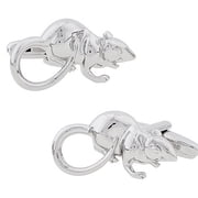 Perfect Cufflinks 3D Design Silver Cufflinks