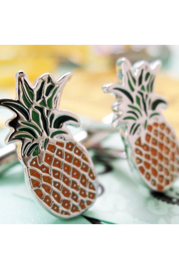 Perfect Cufflinks Pineapple Cufflinks, Comes with Gift Box