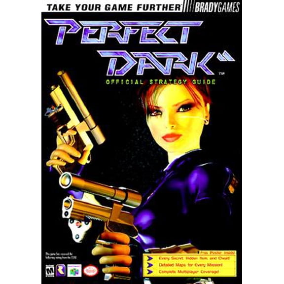 Pre-Owned Perfect Dark Official Strategy Guide with Poster