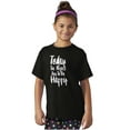 thumbnail image 1 of Perfect Day Happy Inspiring Happiness Girls Kids T Shirt Tees Teen Brisco Brands XS, 1 of 6