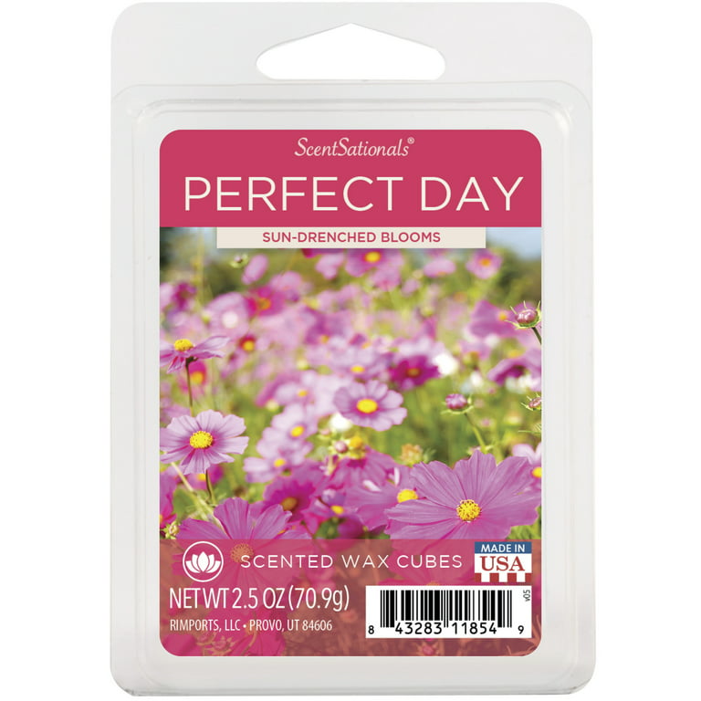 Scentsationals Perfect Day Scented Wax Cubes, 2.5 oz Package