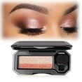 thumbnail image 1 of Perfect Dual Color Eyeshadow,New Two Color Eye Shadow Plate Waterproof Eyeshadow,Portable Two Tone Eyeshadow,Highly Pigmented Powder Eyeshadow Exquisite Glitter (#4), 1 of 7