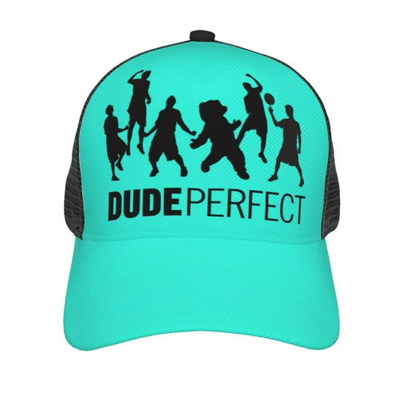 Perfect-Dude Baseball Cap Trucker Hat Mesh Ball Curved Brim Snapback Hat Adjustable Classic Men Women Hat