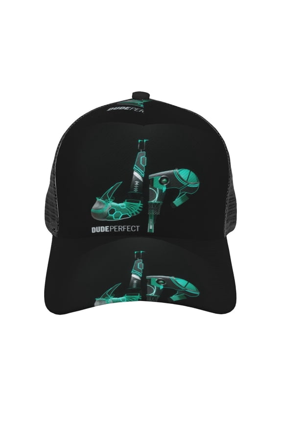 Perfect-Dude Baseball Cap Trucker Hat Mesh Ball Curved Brim Snapback Hat Adjustable Classic Men Women Hat