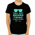 thumbnail image 1 of Perfect Dude Shirt for Boys - Tall Guy Beard Twins Purple Hoser Dude Shirt - Perfect Dude Merchandise, 1 of 8