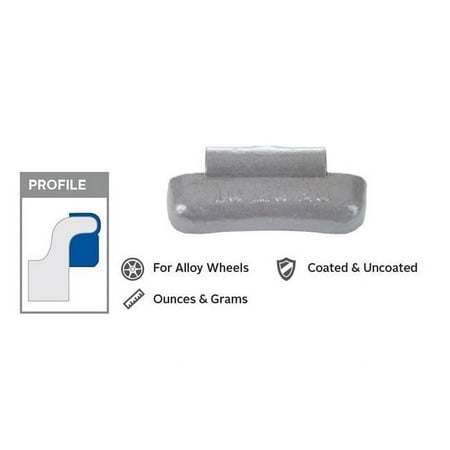 Perfect Equipment 1.5 oz Coated Mag Wheel Weight, Box of 25