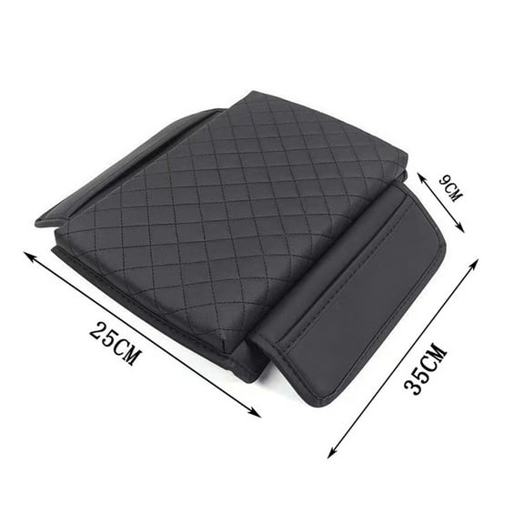 Perfect Fit Armrest Cover for Tesla Model 3 & Y Center Console Lid Pad Protector Mat Accessory Black
