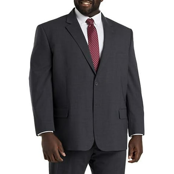 Perfect Fit Jacket-Relaxer Suit Jacket - Executive Cut Charcoal 50
