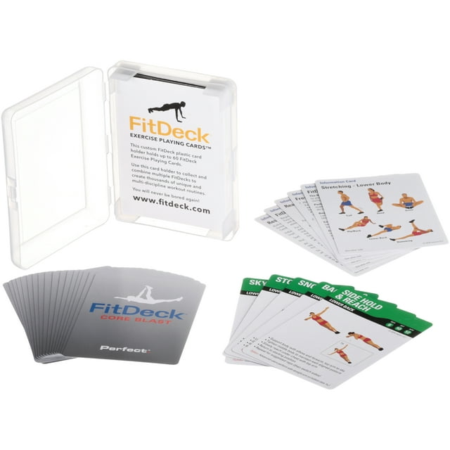 PerfectÂ® FitDeckÂ® Core Blast Exercise Playing Cards Booster Deck 28 pc Pack