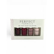 Perfect Formula Gel Coat Color Collection 4-Color 8 ml Kit   Nail Gel Polish Set