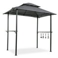 thumbnail image 1 of Perfect Garden 8 x 5 x 8 ft. Steel Grill Gazebo Double Tier Top Canopy, Gray, 1 of 8
