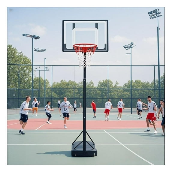 Perfect Gift for Little Athletes: Adjustable Basketball Hoop black