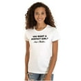 thumbnail image 1 of Perfect Girl Buy A Doll Sassy Cute Womens Slim Fit Graphic Tee Brisco Brands S, 1 of 5