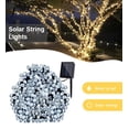 thumbnail image 1 of Perfect Holiday 100 LED Solar String Lights,Waterproof for Outdoor Home decor, Christmas, Parties, Garden - White, 1 of 5