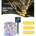 thumbnail image 1 of Perfect Holiday 200 LED Mini Micro Solar String Light - Multicolor, 1 of 5