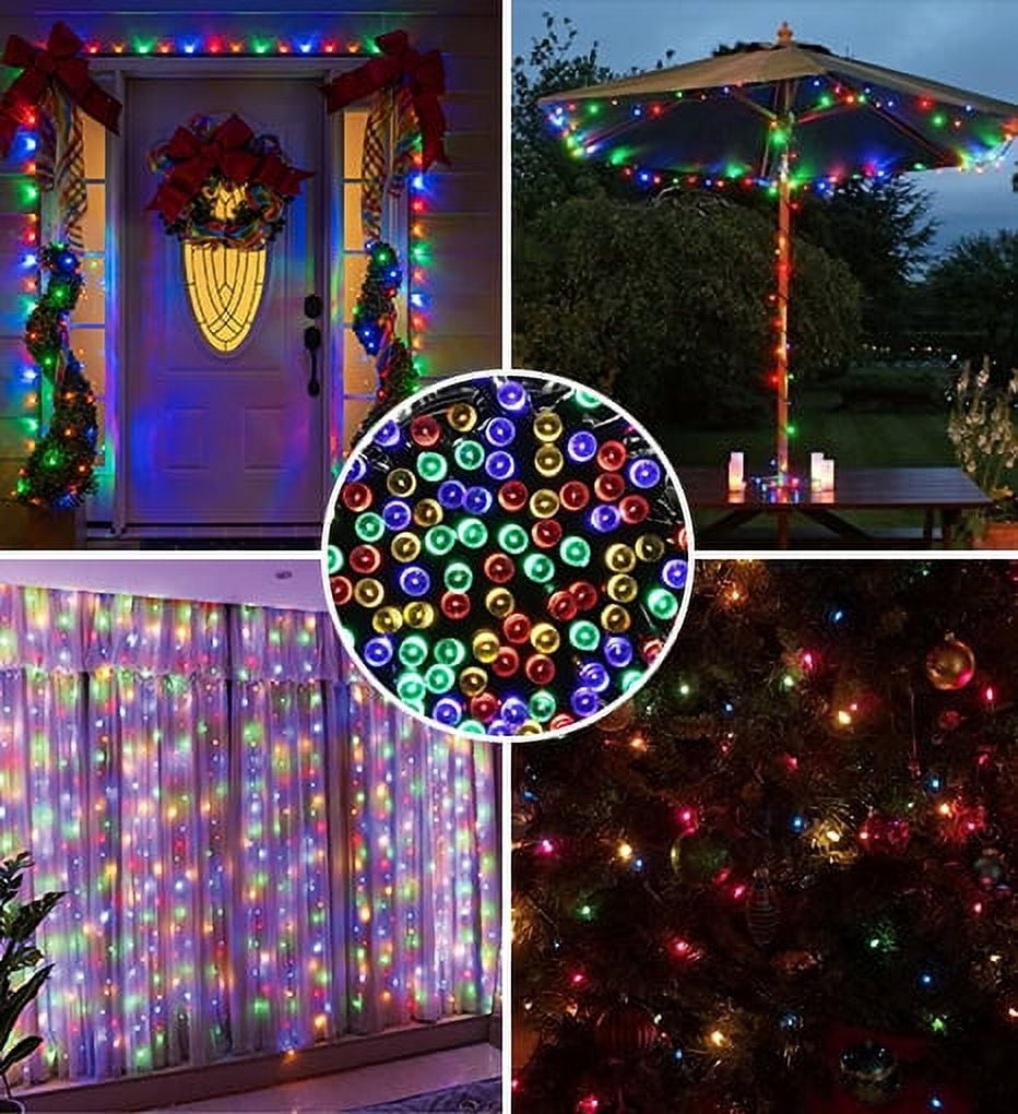 Perfect Holiday 200 LED String Solar Light Multicolor