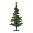 thumbnail image 1 of Perfect Holiday 2ft Tabletop Christmas Tree, Lightweight, 68 pvc branch tips with plastic Stand, Evergreen, 1 of 6