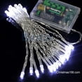 thumbnail image 1 of Perfect Holiday 50 LED String Light Battery Operated - White, 1 of 5