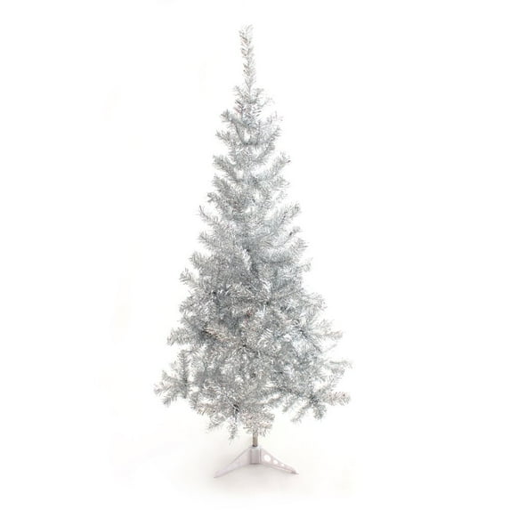 Perfect Holiday Artificial Table/Counter Top Christmas Tree Silver