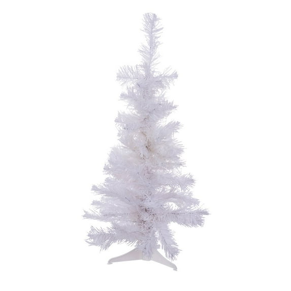 Perfect Holiday Artificial Table/Counter Top Christmas Tree White