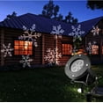 thumbnail image 1 of Perfect Holiday Laser Lights Snowflake Display Projector - Outdoor Plug in Light Show, 1 of 2