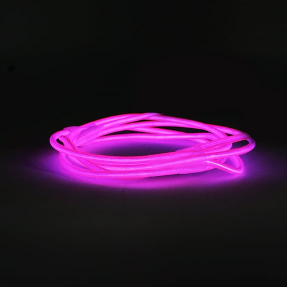 Perfect Holiday Pink Neon LED string strip Light Glow EL Wire, 9 Feet Long, for Party, Holiday