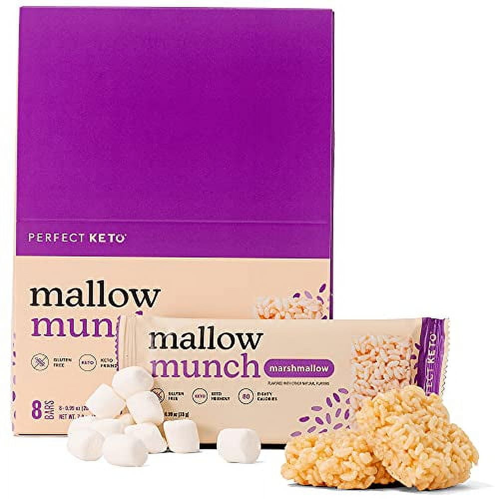 Perfect Keto Mallow Munch GlutenFree Keto Breakfast Cereal Bars with