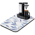 thumbnail image 1 of Perfect Kitchen Companion Extra Large 19.5x12in Coffee Drying Mat, Super Absorbent Diatom Mud, Quick Drying, Beautiful Flower Design Coffee Mat Perfect Draining Pad for Dishes, 1 of 7