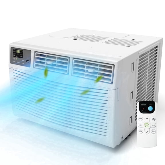 Perfect for Large Rooms & Open Spaces 18000 BTU Intelligent Window AC Cools 1000 sq. ft., Features LED Screen, Remote, Dehumidifier/Fan, Quiet, Energy-Saving, 24-Hour Timer, 208/230 VOLTS