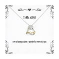 thumbnail image 1 of Perfect Mama Gifts, I am so happy to have a wonderful mama like you, Mama Love Dancing Necklace From Son, Jewelry For Mother, Perfect gifts for new moms, Perfect gifts for expectant mothers, Perfect, 1 of 5