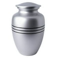 thumbnail image 1 of Perfect Memorials Classic Pewter Grecian Extra Large Cremation Urn, 1 of 5