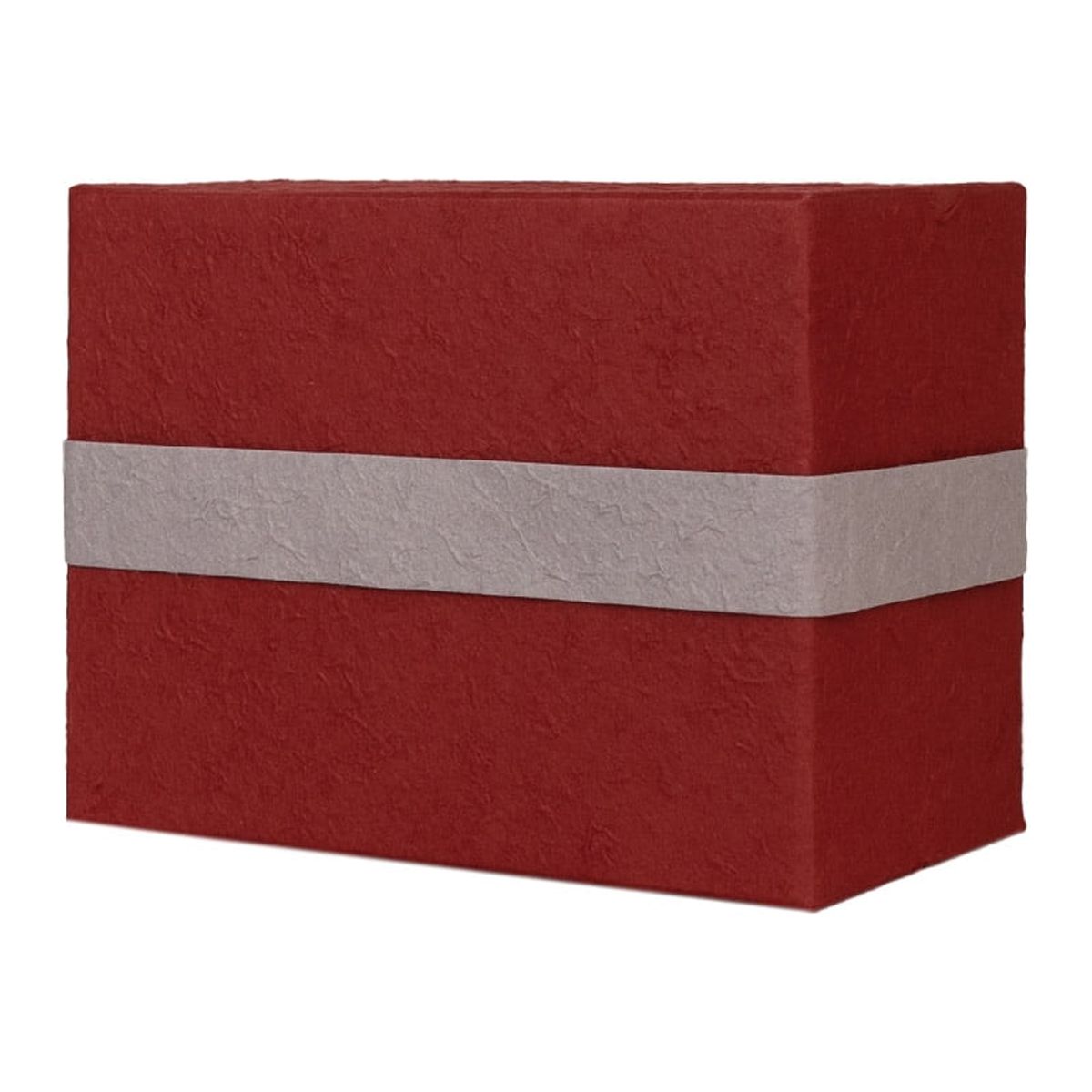 Perfect Memorials Deep Red & Gray Biodegradable Box Cremation Urn ...