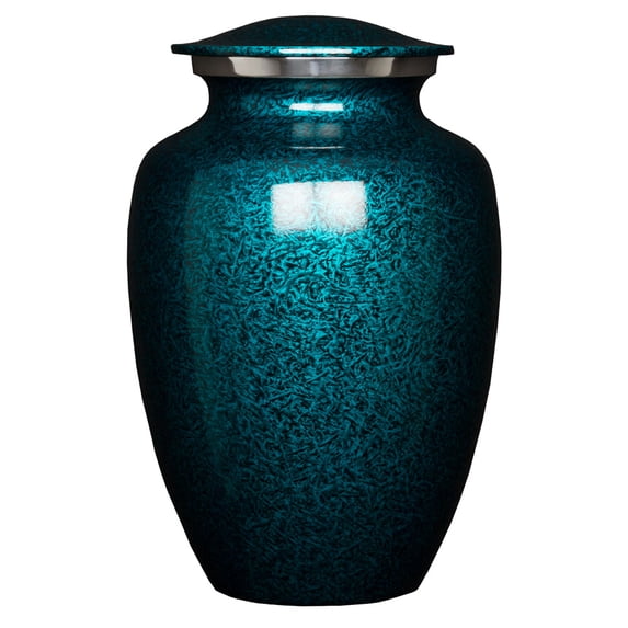 Perfect Memorials Extra Large Deep Sea Brushed Cremation Urn
