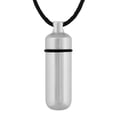 thumbnail image 1 of Perfect Memorials Silver Classic Cylinder Cremation Jewelry, 1 of 7