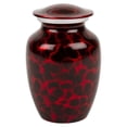 thumbnail image 1 of Perfect Memorials mall Black & Red Brushed Cremation Urn, 1 of 4