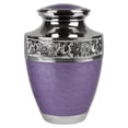 thumbnail image 1 of Perfect Memorials Small Lavender Bloom Cremation Urn, 1 of 4