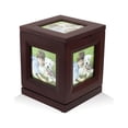 thumbnail image 1 of Perfect Memorials Small Photo Cube Rotating Cremation Urn, 1 of 8