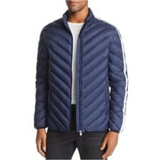 Perfect Moment Mens Feather Down Jacket, Blue, Large