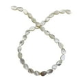 thumbnail image 1 of Perfect Natural Mother of Pearl Shell Bead Strand | 34 Beads | 12x8mm | 16" |, 1 of 12