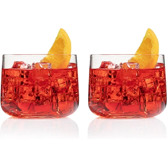 Perfect Negroni Cocktail Glass  11-Ounce Old Fashioned-Style Rocks Glass, 2-Piece Set (Gift Box Collection)