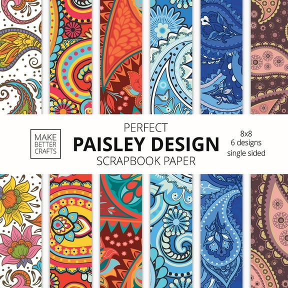 Perfect Paisley Design Scrapbook Paper (Paperback)