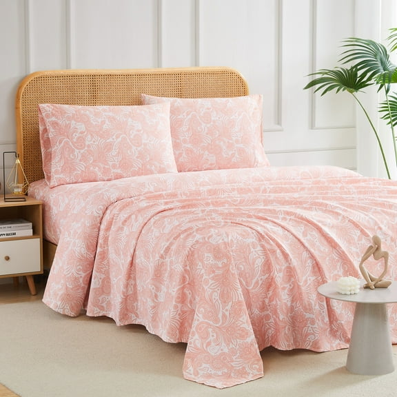 Perfect Paisley Printed Sheet Set by SouthShore Fine Linens