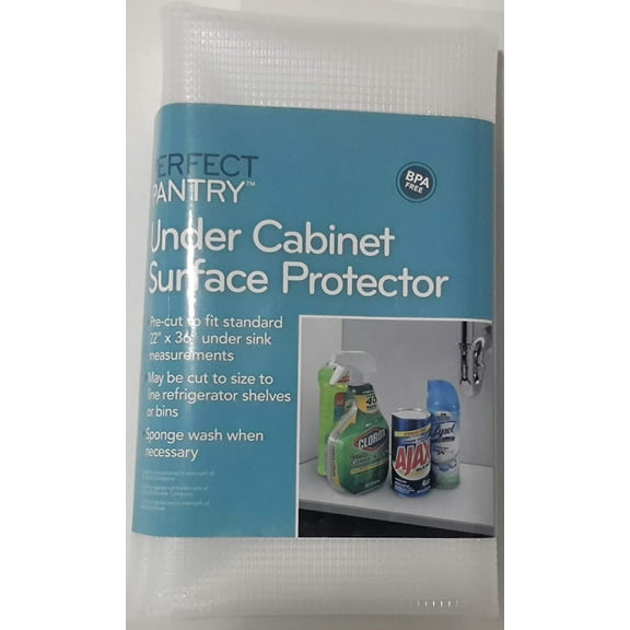 Perfect Pantry Under Cabinet Surface Protector Pre-Cut to Fit Standard - 22" x 36"